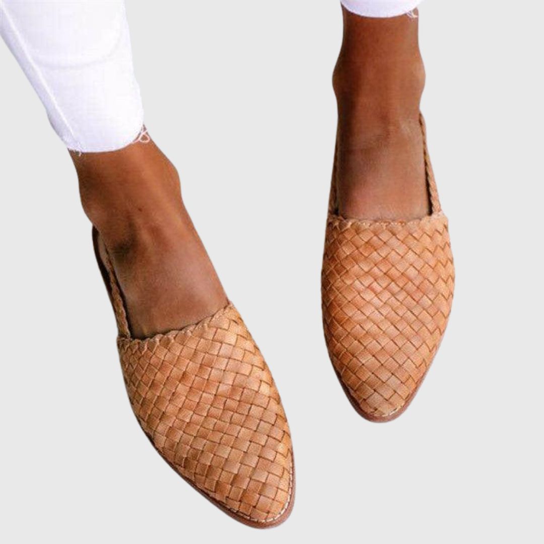 Grace Step | Leather Flats