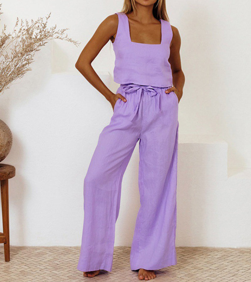 Sophie | Top &amp; Wide-Leg Pants Set