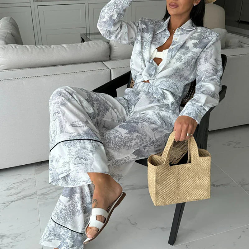 Sophie | Chic Long Sleeve Relaxed Fit Set