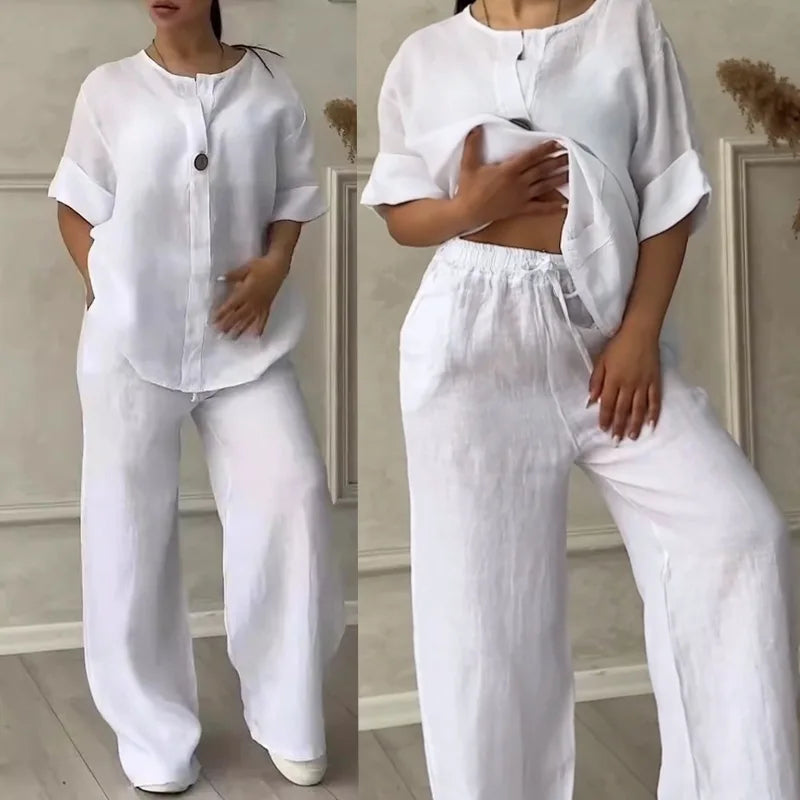 Avery | Casual Linen Set