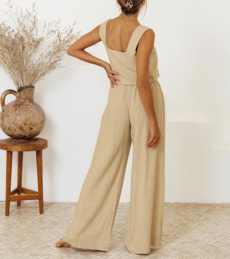 Sophie | Top &amp; Wide-Leg Pants Set